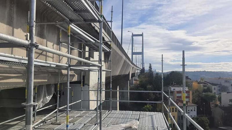Ortaköy-Beşiktaş Viyadük Frp Güçlendirme