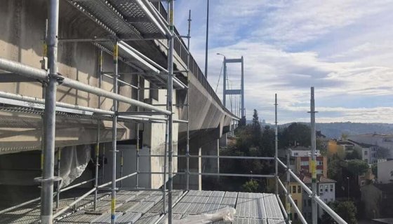 Ortaköy-Beşiktaş Viyadük Frp Güçlendirme